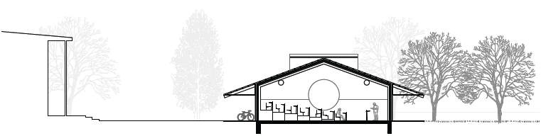Coupe A-A de l’amphithéâtre