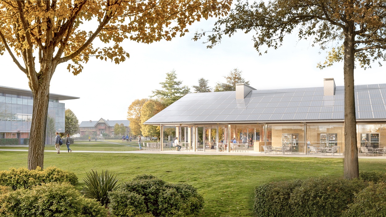 Perspective du cœur du campus